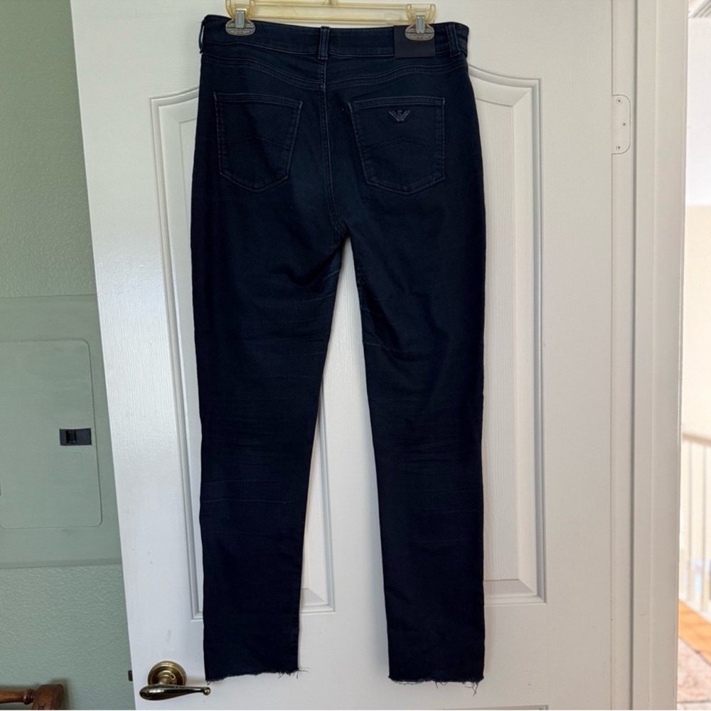 Armani Jeans AJ Dahlia Women’s Dark Blue Skinny Denim - Picture 3 of 7